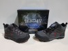6 X BRAND NEW REGATTA MENS HOLCOMBE IEP MID HIKING BOOTS IN ASH/RIO RED IN SIZES UK 7 AND 12