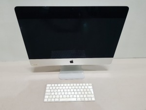 1 X APPLE IMAC ( MODEL : A1418 ) - 21.5 INCH SCREEN - RETINA DISPLAY - INTEL CORE I5 - 2.8 GHZ QUAD ORE PROCESSOR - INCLUDES WIRELESS KEYBOARD - NO POWER LEAD ( FULLY WIPED - O/S INTACT )