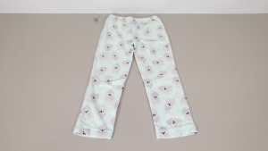 52 X BRAND NEW AVON OWL FLEECY PYJAMA BOTTOMS, SIZE 7/8 YEARS - IN 2 BOXES