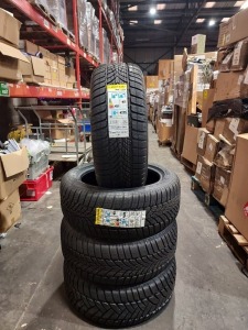 4 X BRAND NEW DUNLOP RUN ON FLAT TYRES SIZE 225/50R17 94H SP WINTER SPORT 4D