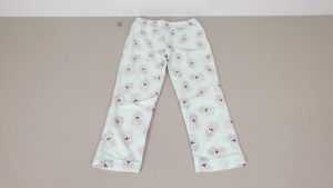 52 X BRAND NEW AVON OWL FLEECY PYJAMA BOTTOMS, SIZE 7/8 YEARS - IN 2 BOXES