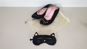 40 X BRAND NEW AVON 2 PIECE NOVELTY BALLET SLIPPER SET, SIZE LARGE - IN 4 BOXES