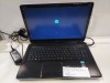 1 X HP ENVY DV7 GAMING LAPTOP - INTEL CORE I7-3630 QM - 2.4 GHZ - 17 INCH SCREEN - NDIVIA GEFORCE 650 M 26B - 1TB HDD - WINDOWS 11 - BATTERY UNTESTED - WITH CHARGER ( FULLY WIPED - O/S INTACT )