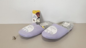 32 X BRAND NEW AVON MARY POPPINS SLIPPER, SIZE SMALL - IN 4 BOXES