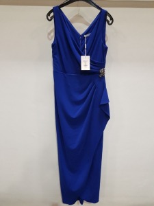 5 X BRAND NEW GINA BACCONI BLUE RANGE DRESS IN SIZE UK 10 AND 12 RRP EACH £240