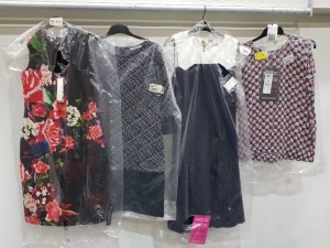 10 X BRAND NEW MIXED CLOTHING LOT CONTAINING ROMAN ORIGINALS MIDI DRESS SIZE 20 £30 - ROMAN ROSE PRINT DRESS SIZE 12 £45 - ROMAN HOF DRESS SIZE 14 £45 - ETC