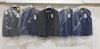 5 X BRAND NEW MIXED SUIT JACKET/BLAZER LOT CONTAINING ALEXANDRE OF ENGLAND IN BLUE SIZE 46 £235 - SCOTT & TAYLOR IN GREY IN SIZE 46 £125 - LIMEHAUS IN BLACK SIZE 46 £140 - ETC