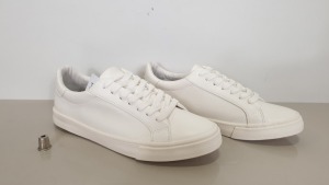 7 X BRAND NEW TOPMAN TITAN WHITE TRAINER, SIZE 11 - IN 1 BOX