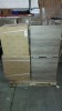 4 X BRAND NEW VILLEROY AND BOCH WALL MOUNTED 2 DRAWER WOOD EFFECT VANITY UNIT ( NO SINK OR TAPS ) (W 55 CM X D 48 CM X H 61 CM )