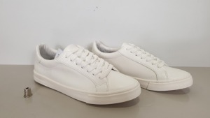 7 X BRAND NEW TOPMAN TITAN WHITE TRAINER, SIZE 7 - IN 1 BOX