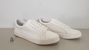 13 X BRAND NEW TOPMAN TITAN WHITE TRAINER, SIZE 8 - IN 1 BOX