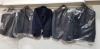 5 X BRAND NEW MIXED SUIT JACKET LOT CONTAINING - ARMANI IN NAVY SIZE 50 £544 - HOWICK IN NAVY SIZE 44 £199 - ALEXANDRE IN BLACK SIZE 46 £ 235 ETC