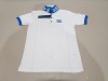 16 X BRAND NEW WHITE HENLEYS POLO TOPS IN SIZE XS - RRP-£14.99 PP