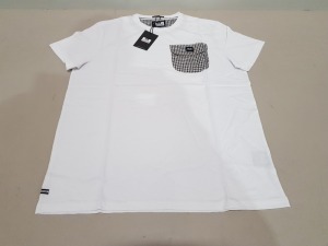 7 X BRAND NEW WEEKEND OFFENDER BAY POCKET T-SHIRTS IN SIZES S-L-XL-XXL - RRP£245.00