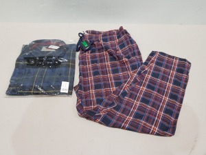 13 X BRAND NEW MIXED DUKE D555 CONTAINING 4X DUKE CHECK SHIRTS IN SIZE 7XL - £39.99 EACH - 9X DUKE CHECK PYJAMA TROUSERS IN SIZE 3XL-4XL £24.99 EACH