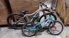 2 X MIXED BIKE LOT TO INCLUDE - 1X TREK 40CM FRAME, 1X AVERY 27CM FRAME KIDS