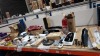 FULL BAY MIXED CAR PARTS LOT CONTAINING 63 MM CAR AIR INTAKE FLEXIBLE COLD PIPE / CAR ROOF CARGO WATERPROOF BAG / WATERPROOD CHARGE CONTROLLER / TOYOTA HILUX ( 2005 - 2015 ) LEFT PASSEGER REAR LIGHT / VARIOUS GEAR KNOBS / BOOT STRUTS / ROLL OF METAL MES