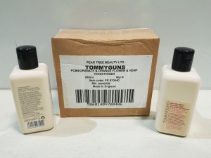 240 X BRAND NEW TOMMYGUNS POMEGRANATE AND ORANGE FLOWER AND HEMP CONDITIONER (250 ML BOTTES ) - IN 40 BOXES