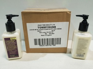 240 X BRAND NEW TOMMYGUNS LEAVE ME IN CONDITIONER & STYLING CREME 250ML QTY 6 IN ONE BOX 40 BOXES IN TOTAL.