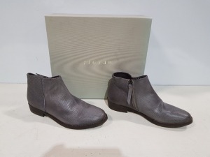 10 X PAIRS OF JIGSAW FAYE ANKLE BOOTS SIZE 39 IN MINK RETAIL PRICE £149 A PAIR - TOTAL £1490 (NOTE BOXES IN POOR CONDITION)