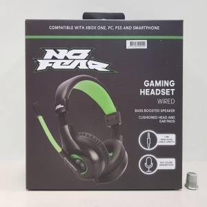 32 X PIECE BRAND NEW NO FEAR GAMING HEADSET IN TWO BOXES