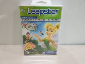 104 X PIECE DISNEY FAIRIES LEAPSTER GAME (SEALED) IN LARGE BOX