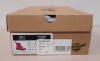 1 X BRAND NEW PAIR OF ORIGINAL DR. MARTENS 1460 PINK LACE UP / ZIP BOOTS SIZE 4 LADIES WITH BOX & ORIGINAL PACKAGING (NOTE - FIT IS MORE AKIN TO 3 1/2) - 2