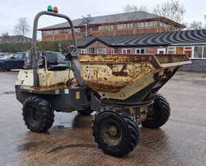 BENFORD 3T SWIVEL DUMPER. MODEL 3001KSFLLA Z45R. SERIAL NUMBER SLBKNNOZE608FS371. NO VISIBLE HOURS, WITH KEY