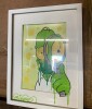 5 X CARTOON CHARACTER STYLE FRAMED GRAFITTI ARTWORK IE. 2 X SNOOPY ON A KENNEL, 2 X BLAH-BLAH-BLAH CAT BY ATOM, GREEN HOMER SIMPSON WITH LOOKING GLASS **COLLECTION FROM CROYDON BY 26TH JANUARY 2024 - NO PACKAGING SERVICE AVAILABLE** - 4