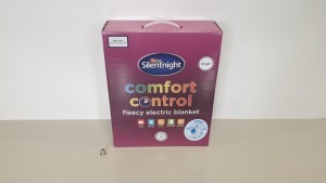 14 X BRAND NEW SILENT NIGHT COMFORT CONTROL FLEECY ELECTRIC BLANKET