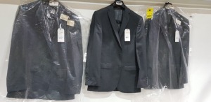 5 X BRAND NEW BEN SHERMAN SUIT JACKETS/BLAZERS IN GREY IN SIZE 36 RRP £200