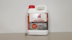 40 X BRAND NEW 3V3 PREPARATION GLUE STRIPPER, EASY TO APPLY FOR CARPET AND VINYL FLOORING - ALL LOOSE