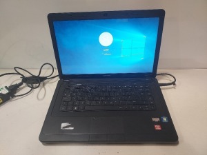 1 X COMPAQ CQ47 LAPTOP - AMD E-300 - WINDOWS 10 - WITH CHARGER ( FULLY WIPED - O/S INTACT )