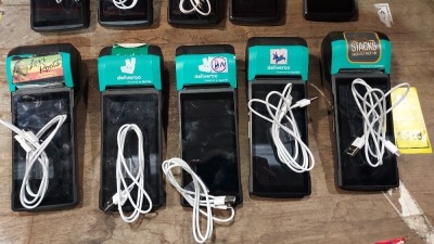 5 X USED DELIVEROO SUNMI V2 POS MACHINES WITH TILL RECEIPTS AND CHARGER CABLES ( ALL FACTORY RESET ) BRAND NEW TOTAL RRP WAS £ 400.00 PP