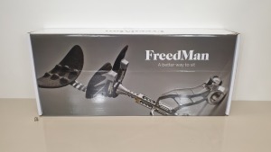 1 X BRAND NEW BLACK FREEDMAN OFFICE SWIVEL CHAIR - IN ONE BOX