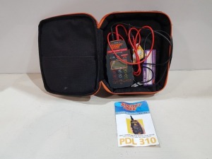 1X COMPLETE SOCKET AND SEE RCD MULTIFUNCTIONAL DIGITAL LOOP TESTER - PDL 310