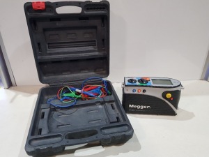 1 X MEGGER MFT1552 MULTI-FUNCTION TESTER WITH CASE AND ALL CABLES