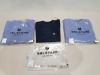 3 X BRAND NEW MIXED BELSTAFF CLOTHING LOT TO INCLUDE 2X BELSTAFF MAUVE SWEATSHIRTS SIZE SIZE LARGE - BELSTAFF NAVY SWEATSHIRT SIZE XS