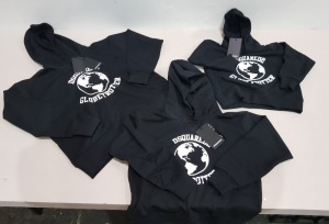 3 X BRAND NEW DSQUARED2 BLACK HOODIES IN SIZES 4-8-12 YEARS
