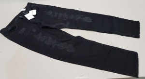 1 X BRAND NEW GIVENCHY BLACK DENIM JEANS SIZE 36 - £630