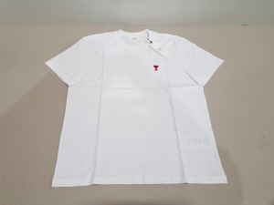 7 X BRAND NEW AMI DE COEUR T-SHIRTS IN WHITE SIZE M - £80.00 PP