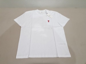 6 X BRAND NEW AMI DE COEUR T-SHIRTS IN WHITE SIZE M - £80.00 PP