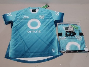 10 X BRAND NEW DYNASTY OFFICIAL NRL MERCHANDISE WARRIORS TRAINING JERSEYS IN SIZES S- M- L-XL-2XL £74.99