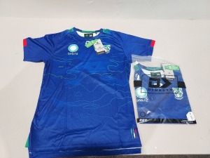 10 X BRAND NEW ONEILLS OFFICIAL NRL MERCHANDISE WARRIORS TRAINING JERSEYS IN BLUE VARIOUS SIZES - £39.99