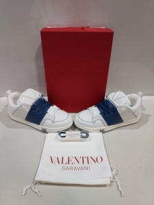 1 X BRAND NEW VALENTINO GARAVANI BIANCO SNEAKERS IN WHITE SIZE 43 - £630