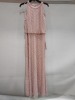 5 X BRAND NEW ADRIANNA PAPELL MAXI DRESS IN BLUSH SIZES 10- 12 - £230PP