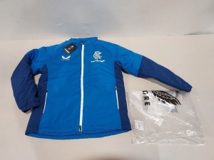 6 X BRAND NEW CASTORE RANGERS BLUE TRAINING JACKETS M - £85 PP