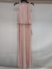 5 X BRAND NEW ADRIANNA PAPELL MAXI DRESS IN BLUSH SIZES 10- £230PP