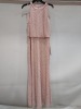 5 X BRAND NEW ADRIANNA PAPELL MAXI DRESS IN BLUSH SIZES 6-8-10- £230PP