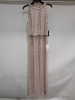 5 X BRAND NEW ADRIANNA PAPELL MAXI DRESS IN SILVER/NUDE SIZES 12-14- £230PP